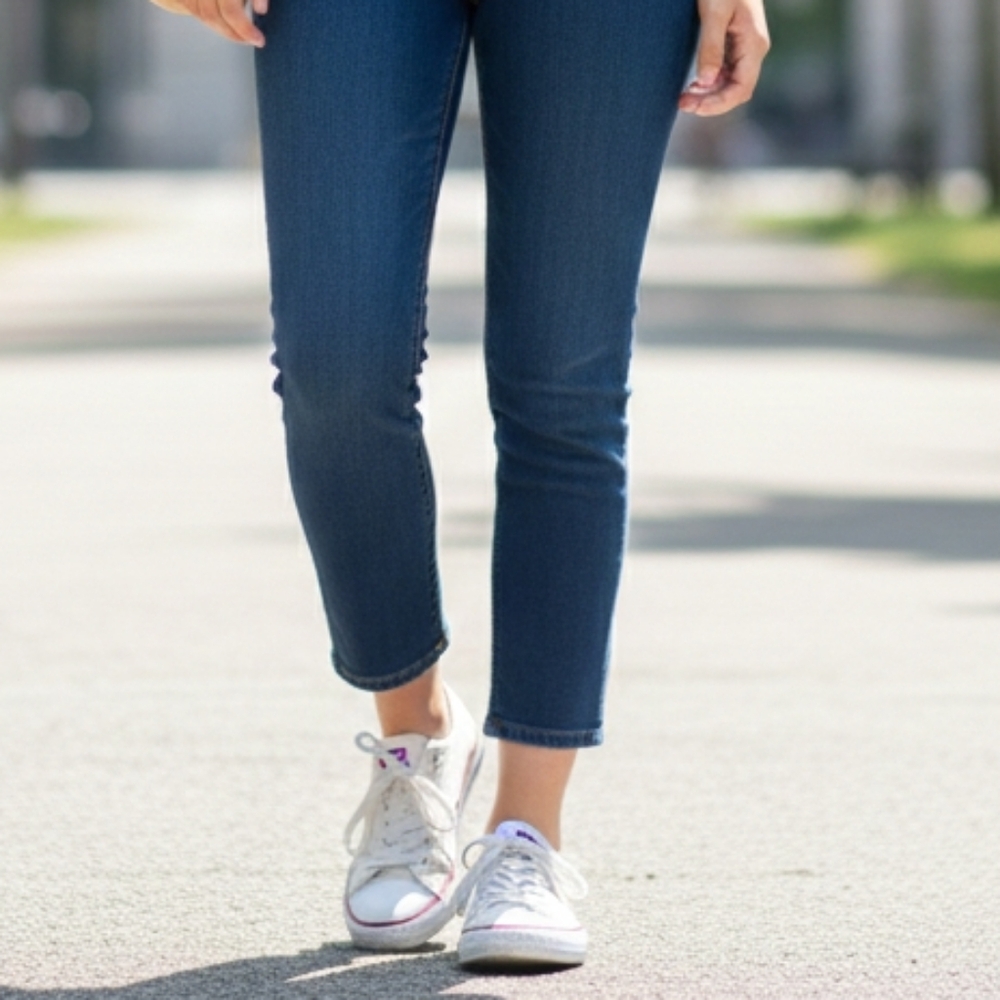 Levi's  White Canvas Sneakers.